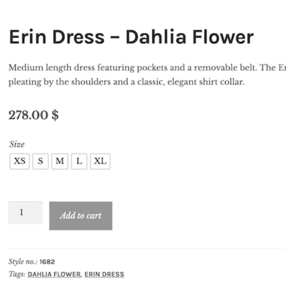 Karmamia Erin Dress_Black Floral NWT - Picture 4 of 4